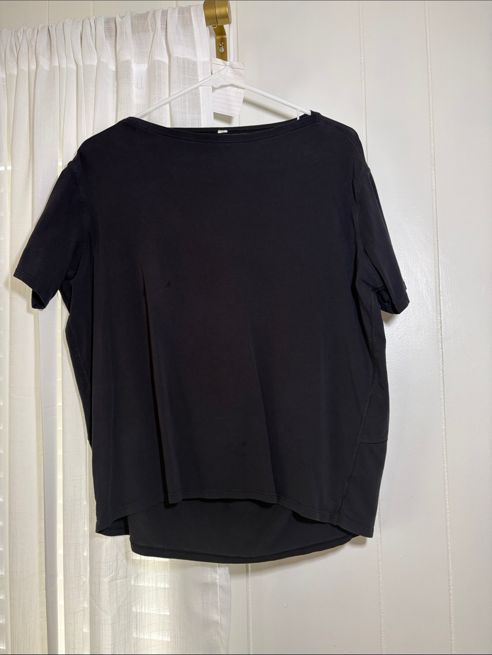 lululemon athletica Black Short Sleeve Women's Tee